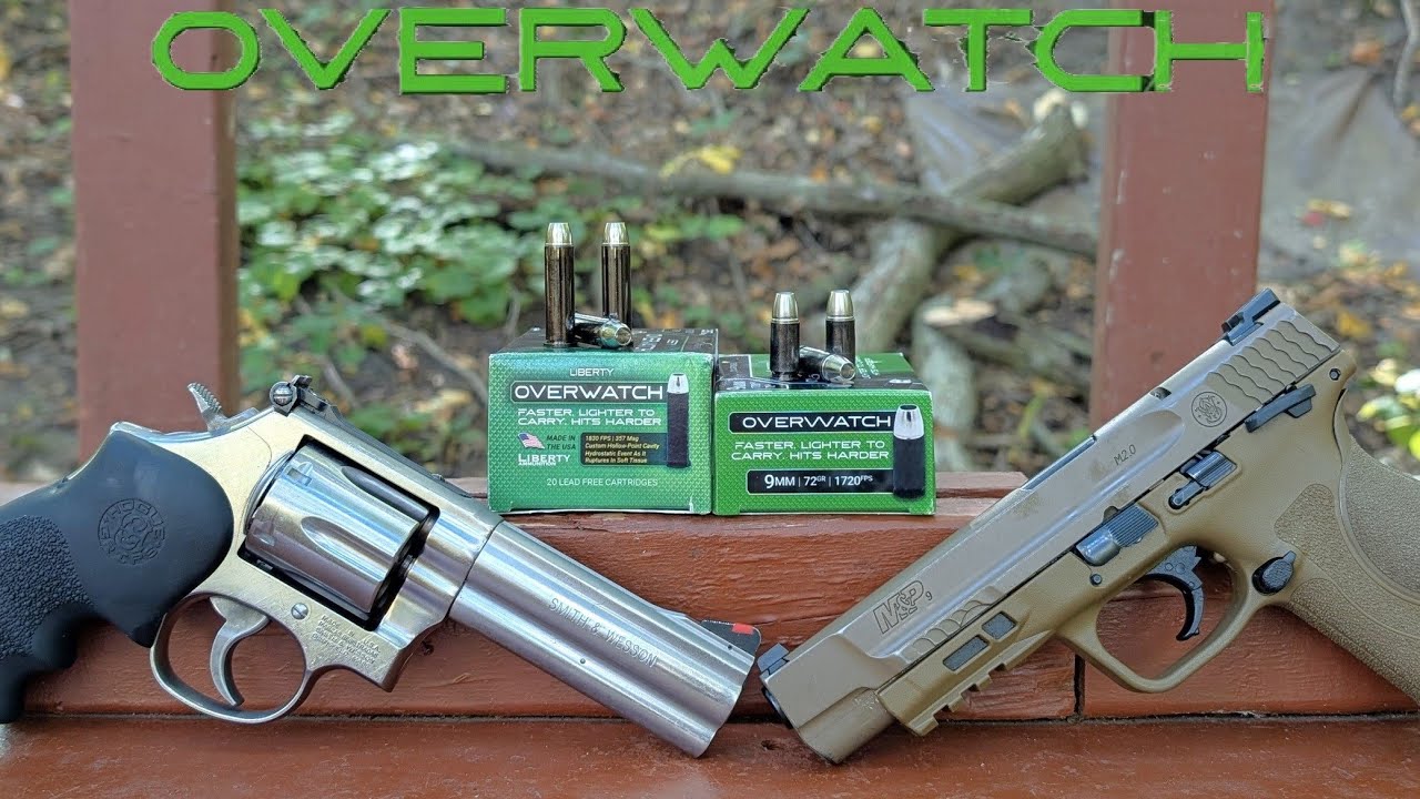 Liberty Overwatch 9mm VS .357 Magnum Ballistic Gel Test