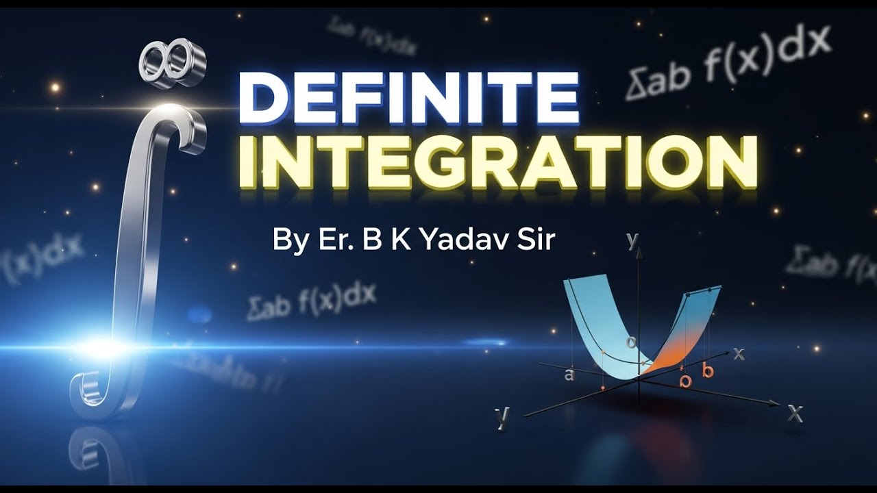 DIFINITE INTEGRATION FOR CLASS XII BY Er. B K YADAV