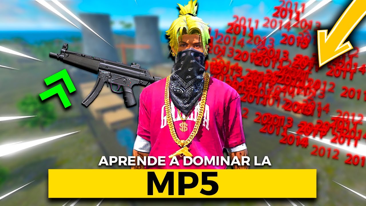 COMO DOMINAR LA MP5 EN FREE FIRE *TRUCOS Y CONSEJOS* (Como levantar mira y pegar todo rojo fácil)