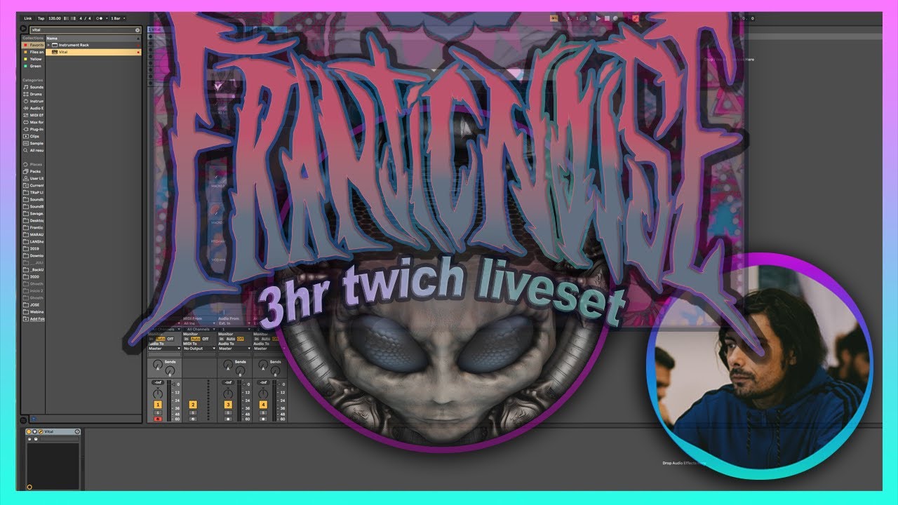 Frantic Noise 3hour+ Twitch Liveset