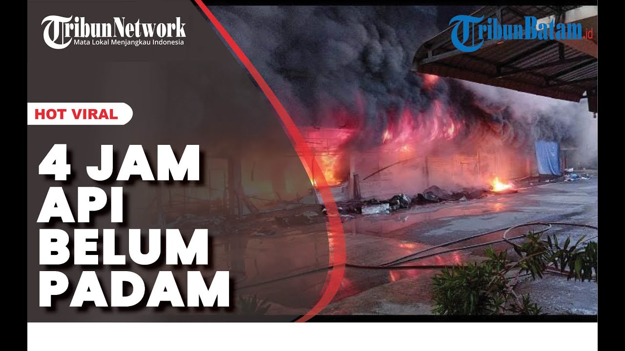 Plaza Botania 1 Batam Terbakar