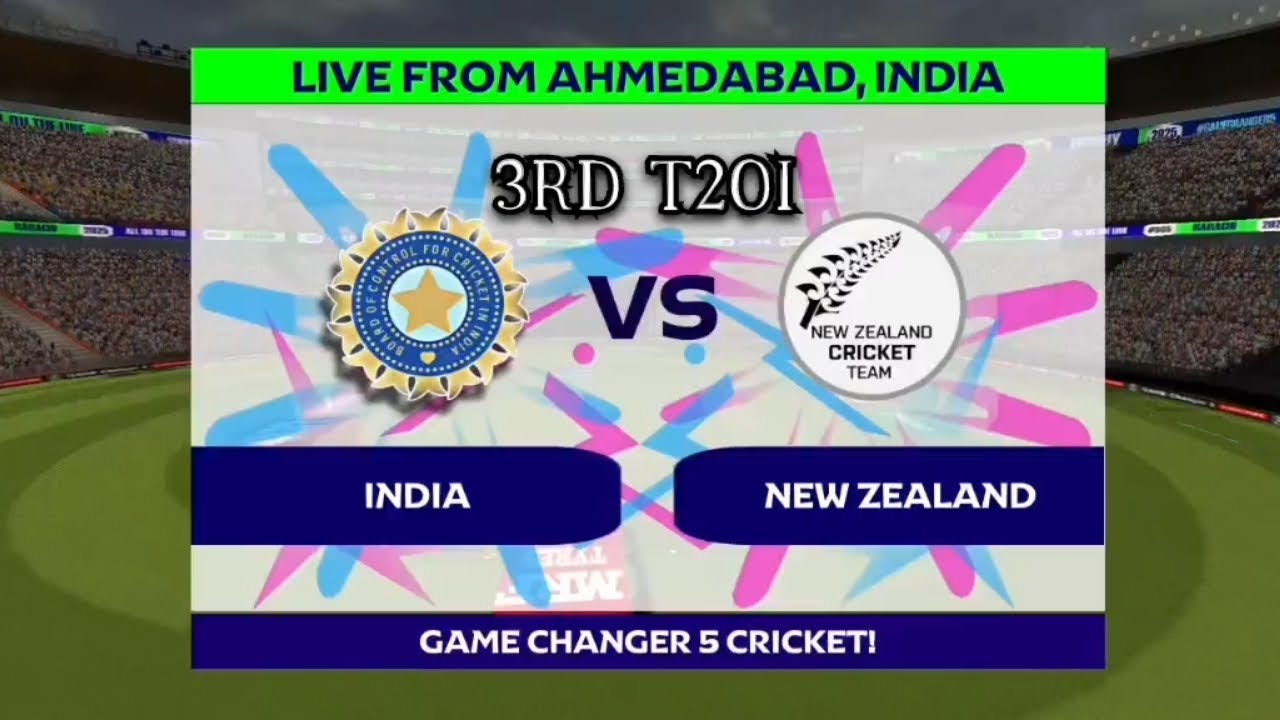 INDIA VS NEW ZEALAND 3RD T20I MATCH HIGHLIGHTS || ‎⁨@cricketgameq5j⁩  