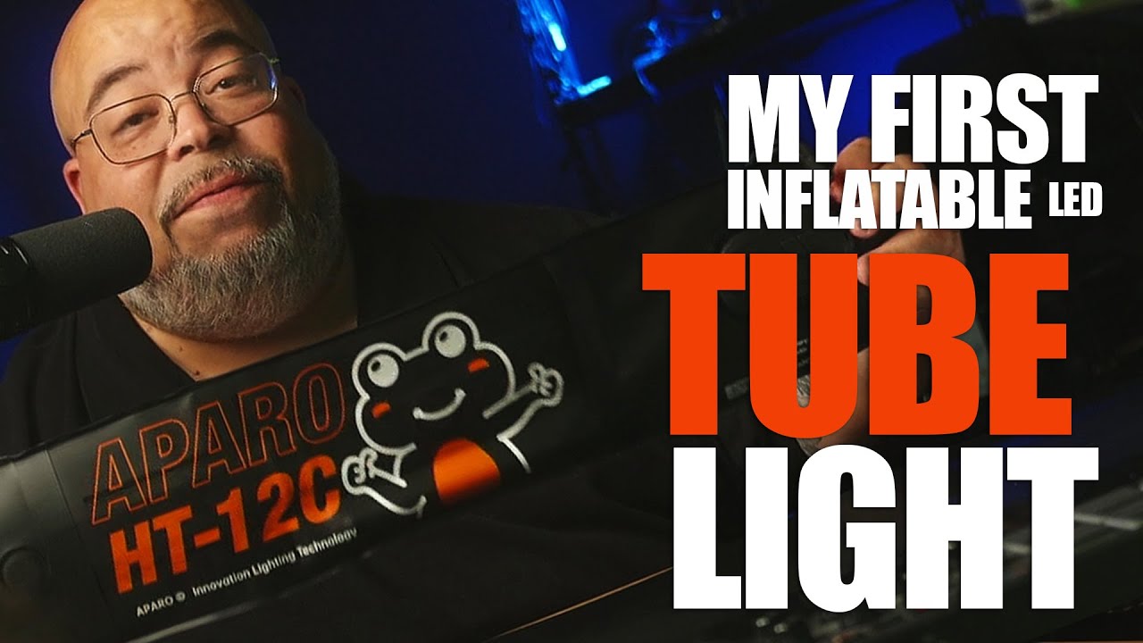 APARO BI-COLOR RGB INFLATABLE TUBE LIGHT #ledtubelights #ledlight #aparo