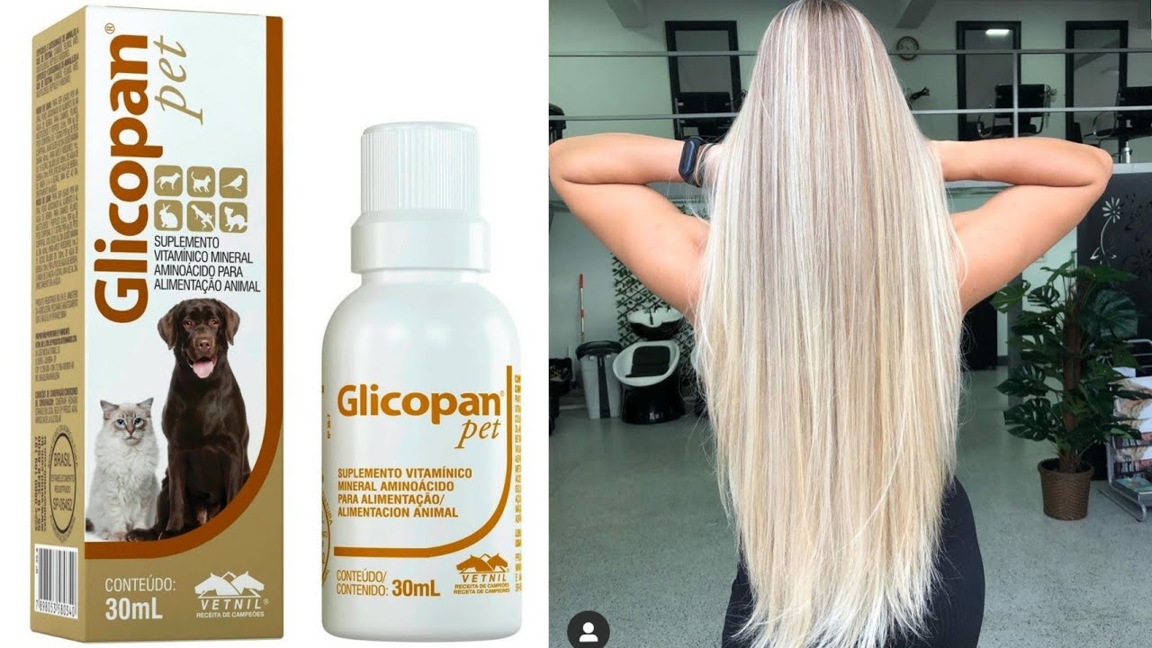 GLICOPAN PET ADEUS CABELOS RESSECADOS ELASTICOS E POROSOS