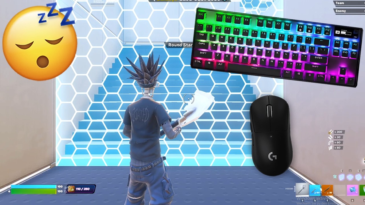 Apex Pro TKL & 360fps ASMR Chill 🤩 Piece Control 1v1🏆Satisfying Keyboard Fortnite