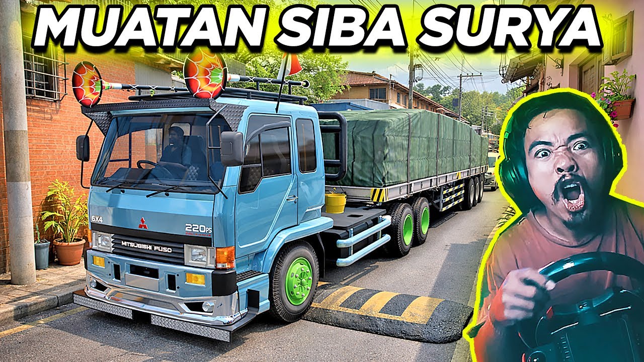 Auto Deg-deg’an! Truk Panjang Gesekan Sama Bus di Jalan Sempit | ETS2
