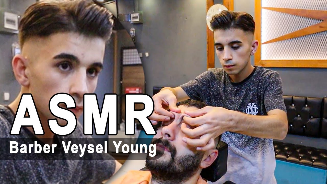 Massage Asmr On Real Barber Chair | ASMR HEAD MASSAGE