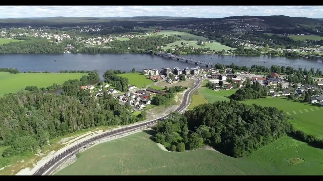 Sveip over deler av Fetsund Juli 2020  Lillestrøm Kommune i Viken fylke, Norway
