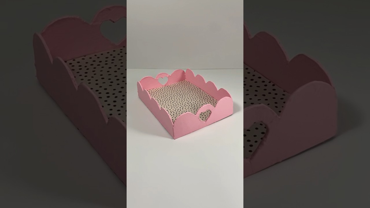 Easy DIY Cardboard Tray