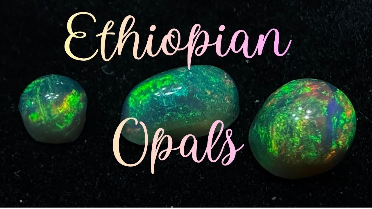 Green Ethiopian opal