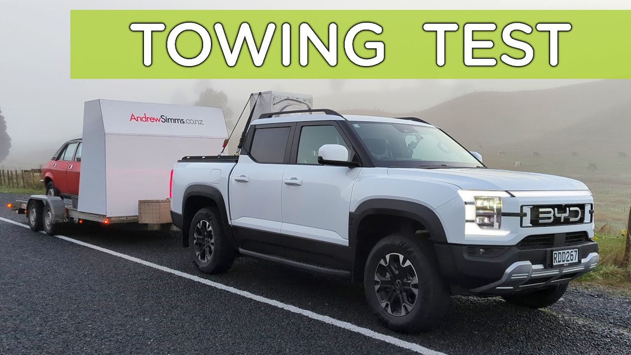 BYD Shark 6 PHEV Towing Test: unexpected results!