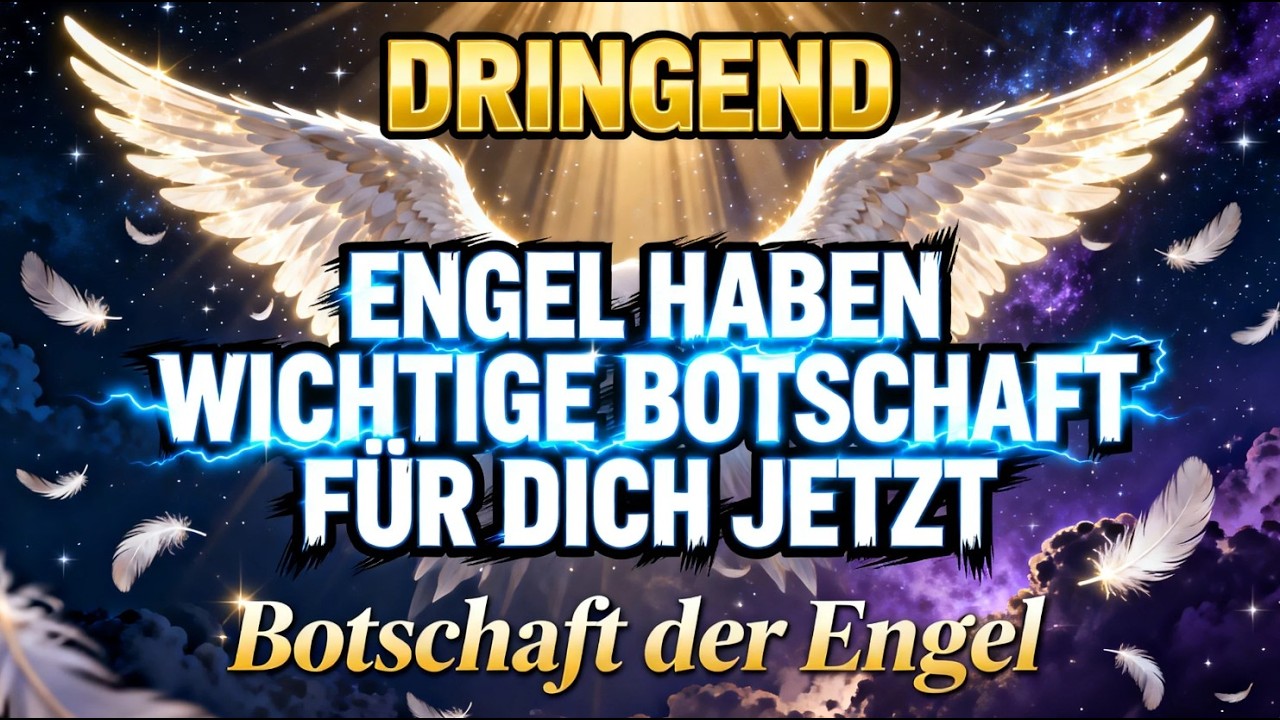 😇 Die Engel sprechen: Eine neue Tür öffnet sich für dich! Lass los und empfange die Zeichen 🌟
