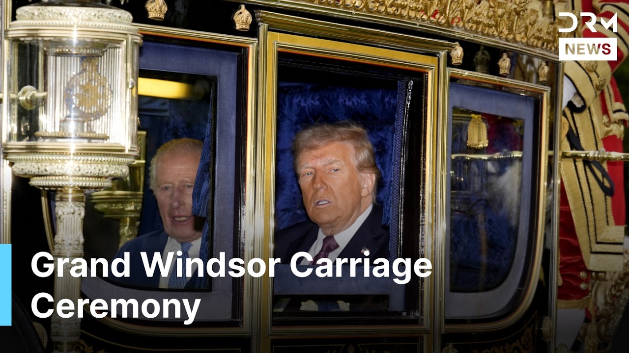 FULL Carriage Procession: King Charles & President Trump at Windsor Castle | AC1G