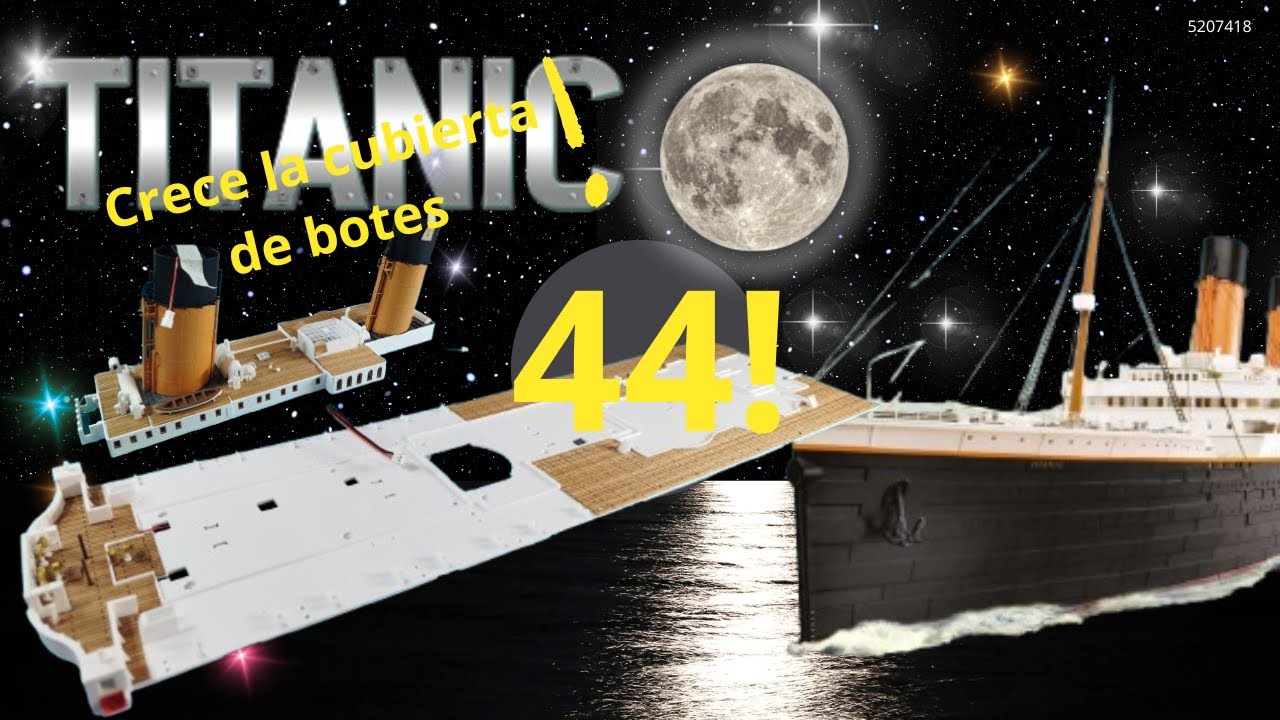 TITANIC editorial Salvat  │Armado del Fascículo 44 │mas partes de la cubierta de botes  #titanic