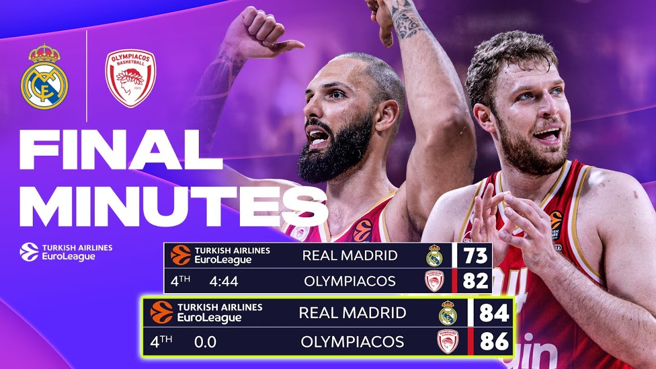 Drama You Won&rsquo;t Forget | Real Madrid vs Olympiacos FINAL MINUTES to Final Four