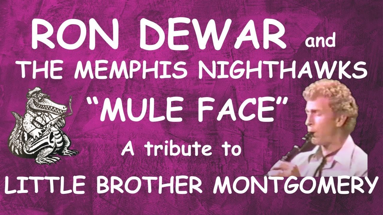RON DEWAR Episode 19 The Memphis Nighthawks play Little Brother Montgomery's "Mule  Face" Live 1977