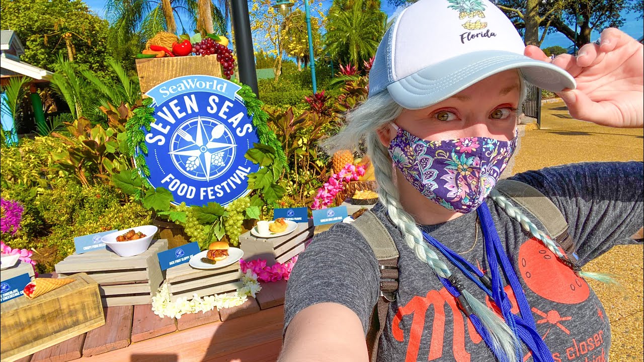FUN DAY at SeaWorld! BEST OF Seven Seas Food Festival 2021, Icebreaker Testing & FAVORITE RIDES!