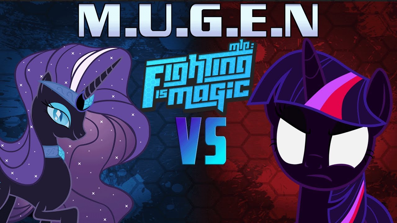 Mugen Fighting Is Magic Nightmare Rarity VS UMvC 3 Nightmare Sparkle