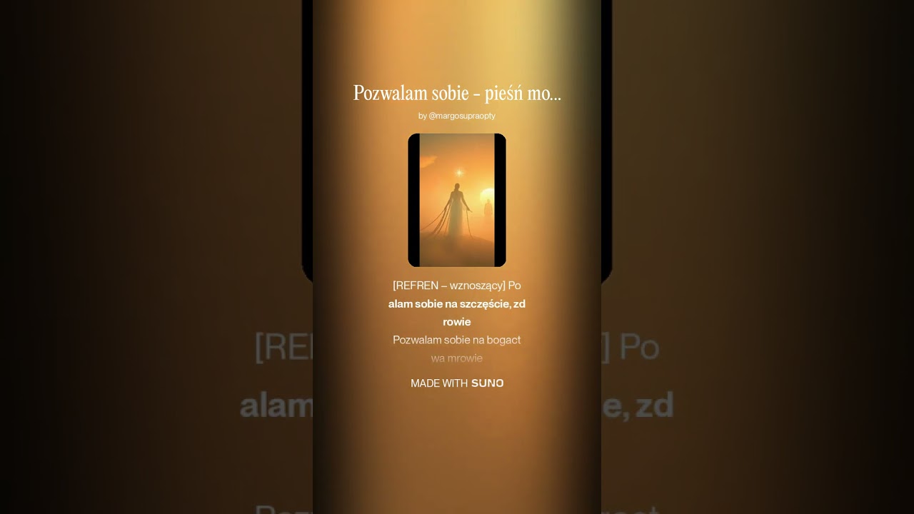 Pozwalam sobie   pieśń mocy