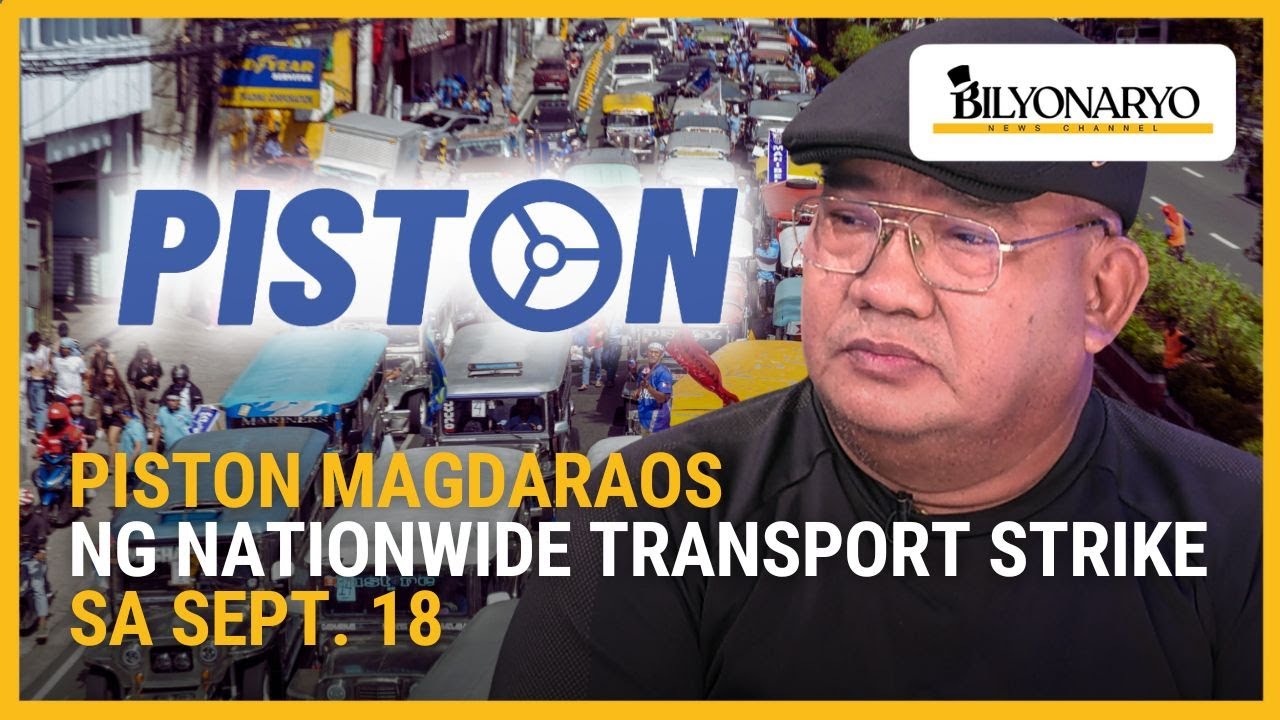 Piston magdaraos ng nationwide transport strike sa Sept. 18 | Agenda Weekend