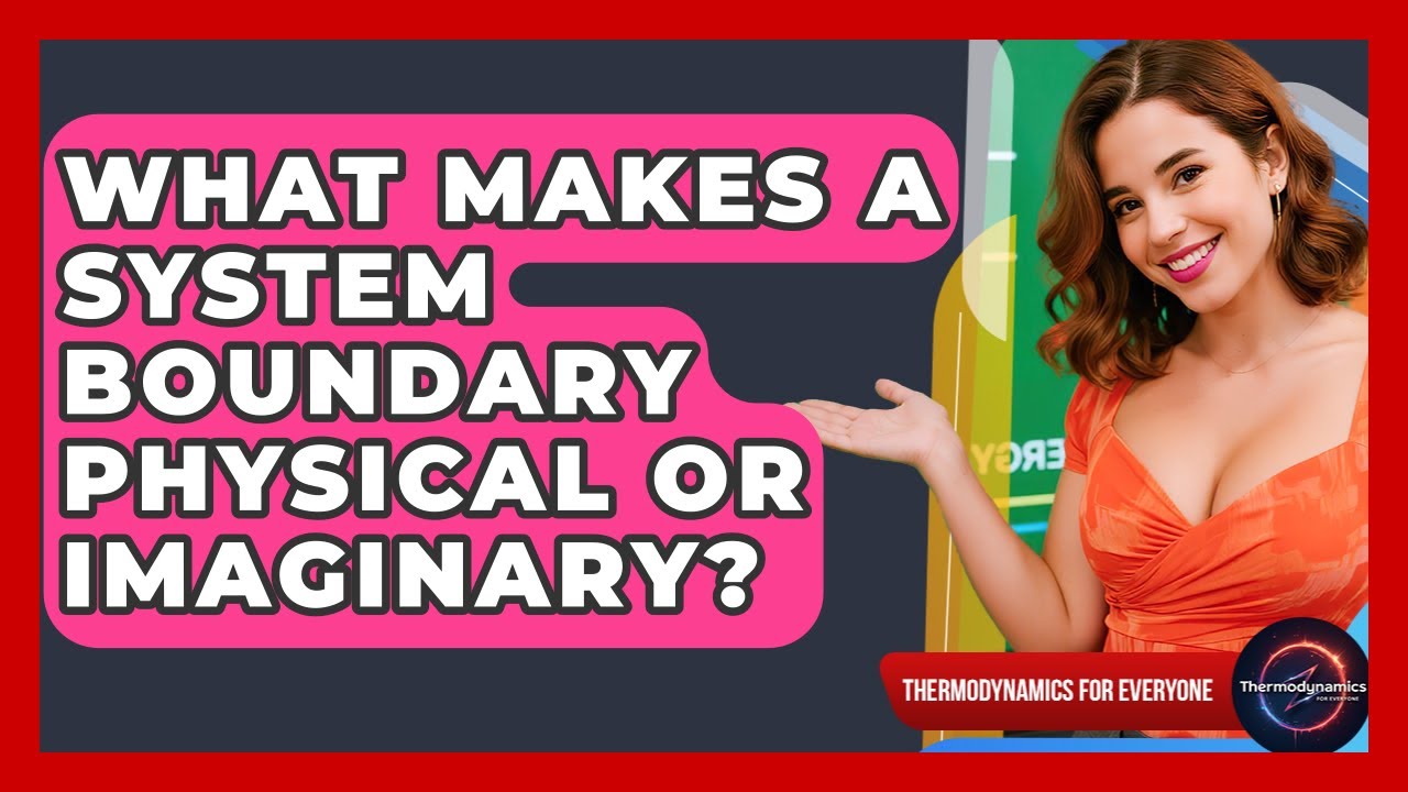 What Makes A System Boundary Physical Or Imaginary? - Thermodynamics For Everyone
