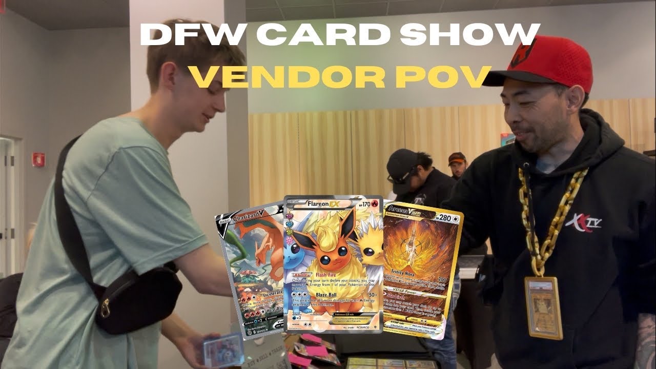 First Time Vending at DFW Card Show! Come learn how to vend with us on this journey!!