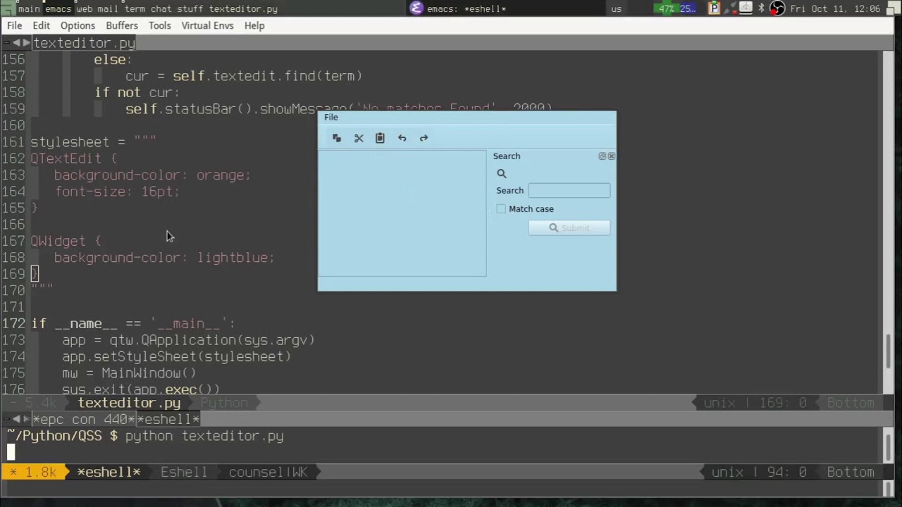 Master PyQt5 part 9: Style with Qt StyleSheets