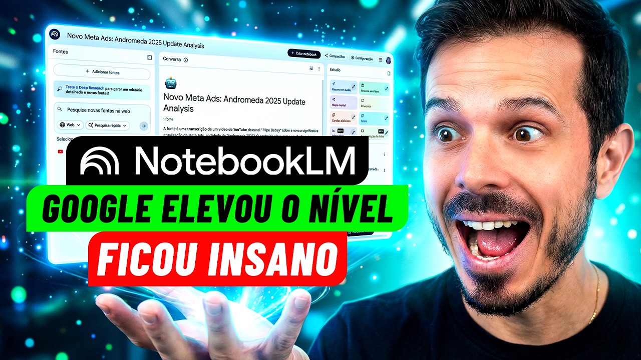 Ficou INSANO! Atualiza&ccedil;&otilde;es Notebook LM e Segredos Para Usar Melhor (Gr&aacute;tis)