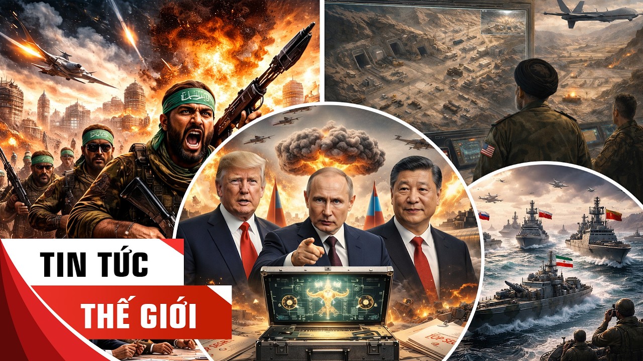TIN NÓNG QUỐC TẾ 20/2 : IRAN CÒN 10 NGÀY ĐỂ ĐẦU HÀNG - TRUMP HUY ĐỘNG BINH LỰC - THẾ CHIẾN 3 BẮT ĐẦU