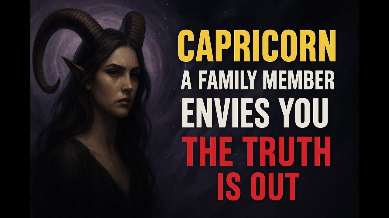 CAPRICORN ♑ A FAMILY MEMBER ENVIES YOU — THIS IS THE HIDDEN TRUTH YOU ALWAYS SENSED 🔮👁️