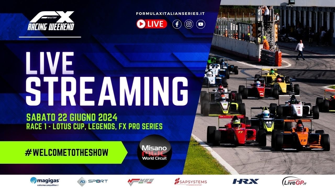 FX Racing Weekend 2024 | Live Streaming Race 1 - Misano 22 Giugno