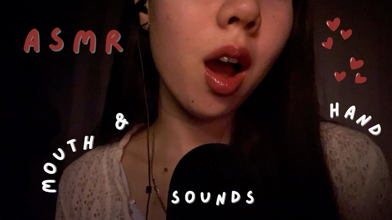 ASMR | Experimenting with mouth sounds & hand sounds (no direction at all) 