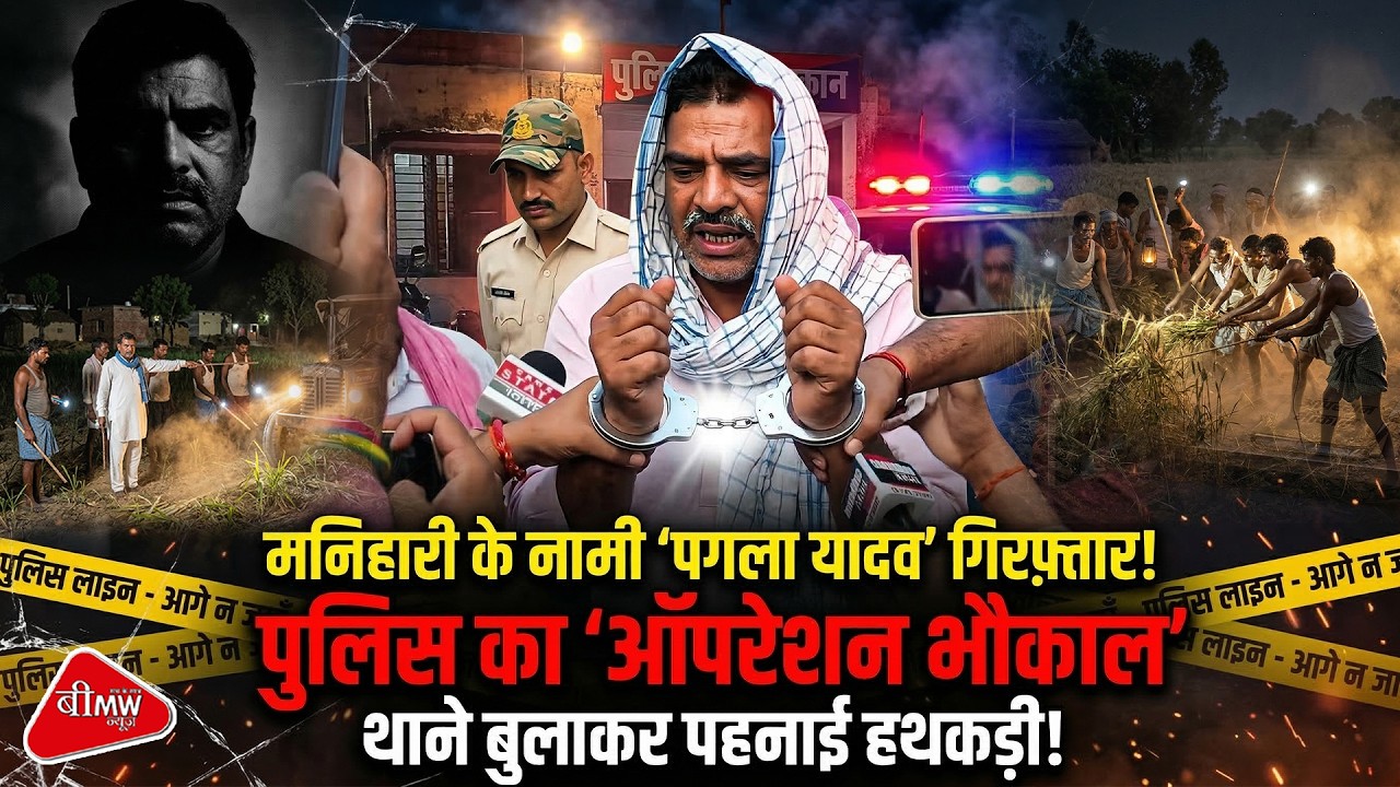 Bahubali Pagla Yadav arrested at Manihari Katihar! BMW NEWS BIHAR