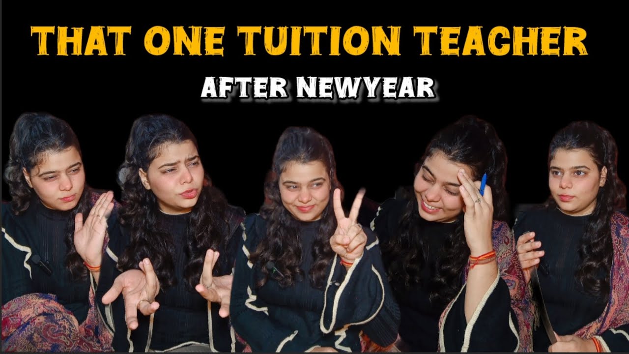 That One Tuition Teacher After New Year 😂 | Indian Student Life Comedy | Sluggish Soumya