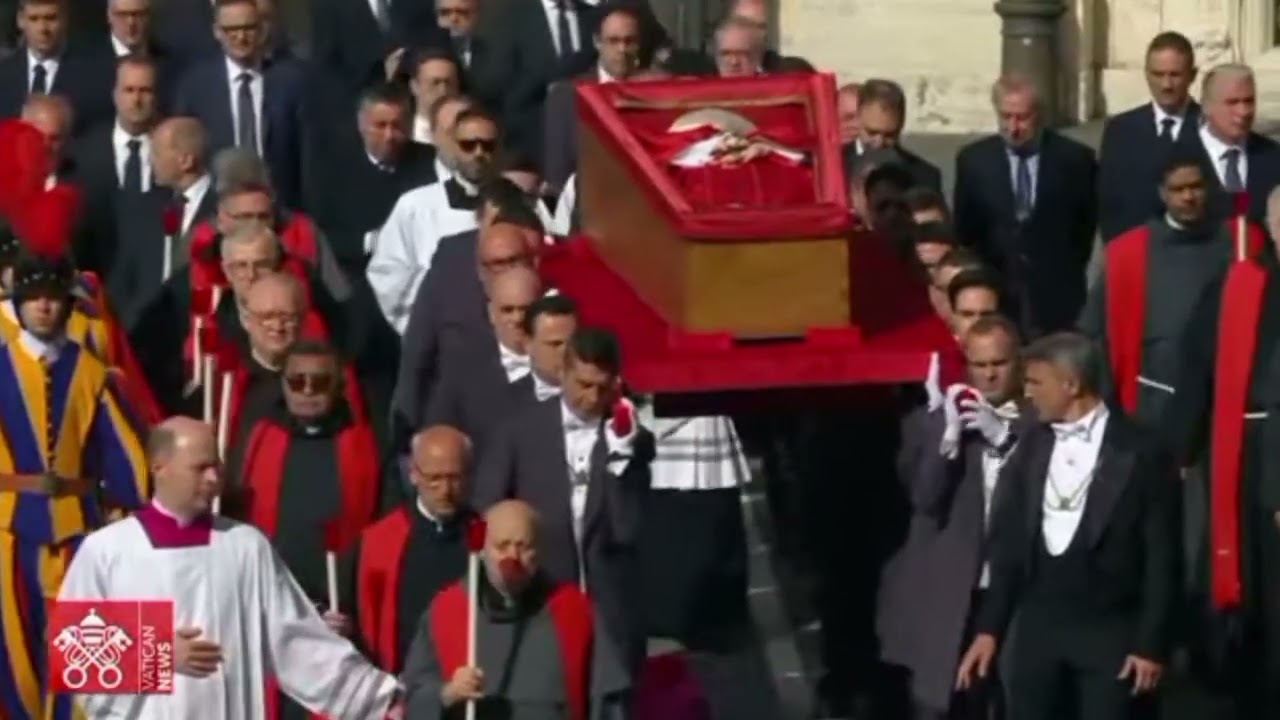 The Transfering of the Body of Pope Francis