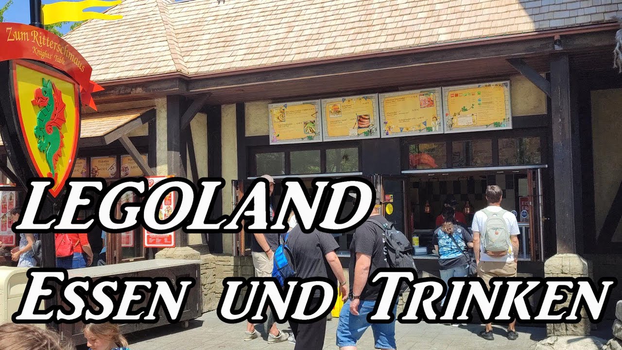 LEGOLAND Deutschland 🌭🍟🍔Essen und Trinken + LEGO Caste Shop Bilder aus dem LEGOLAND🥩🍗🍖