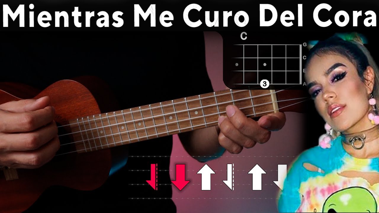 Mientras Me Curo Del Cora - Karol G - UKULELE Tutorial | Acordes