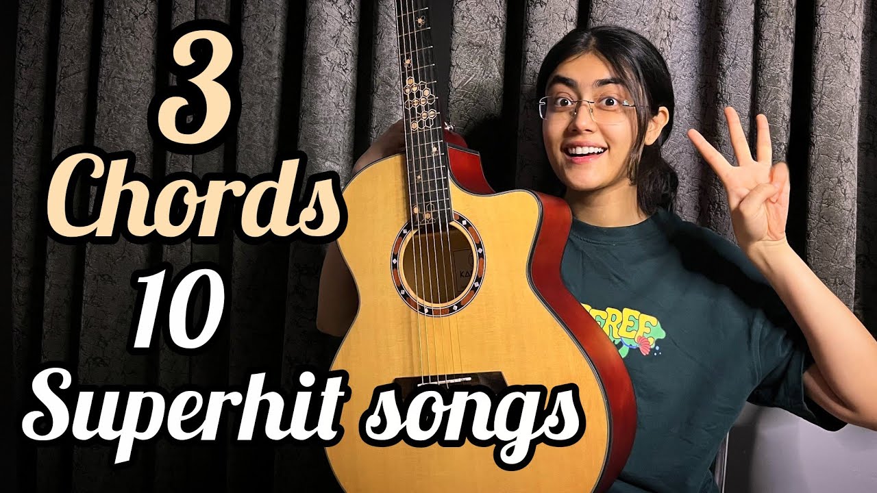 |3 chords 10 superhit songs | Anushka gautam | guitar covers | 
