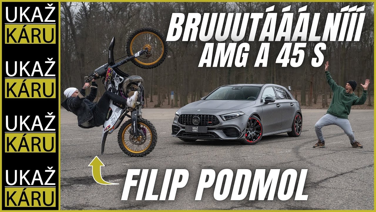 4K | NOVÉ AUTO FILIPA PODMOLA | DOSTANE SE DO TOP 5? | MERCEDES-AMG A 45 S