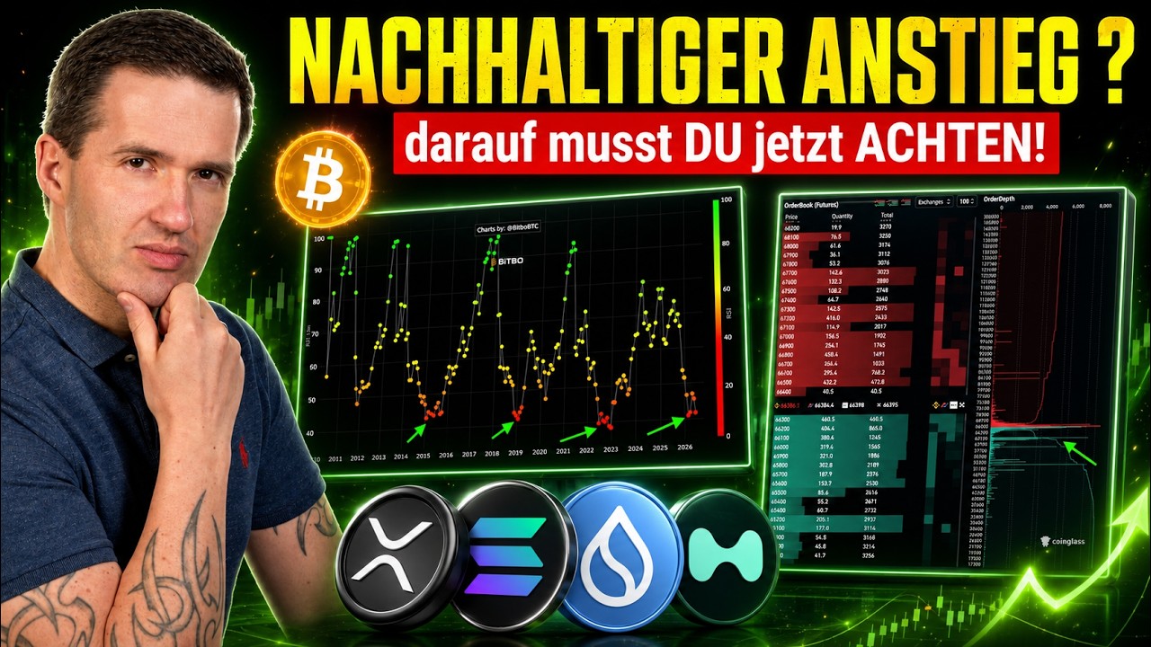 🚨ACHTUNG - ich traue dem Kursanstieg NICHT❗️ genau darauf m&uuml;ssen wir jetzt bei BITCOIN achten❗️