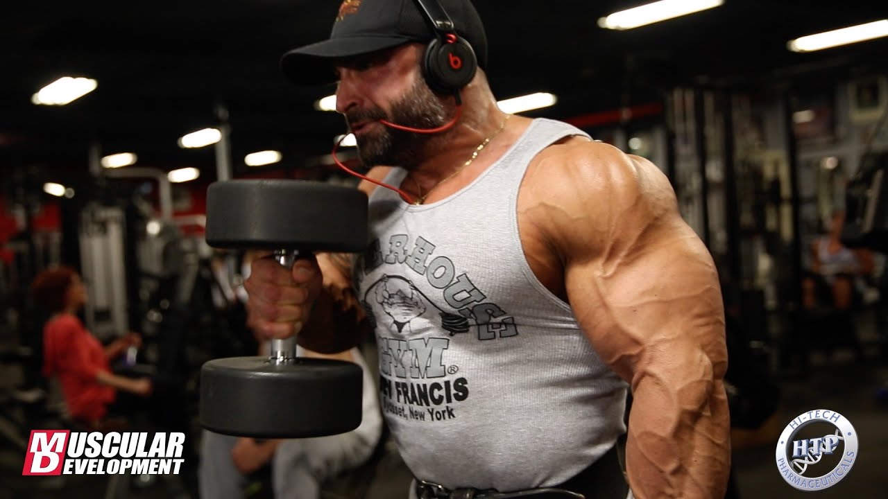 IFBB Pro Guy Cisternino Trains Arms 4 Weeks Out from the New York Pro