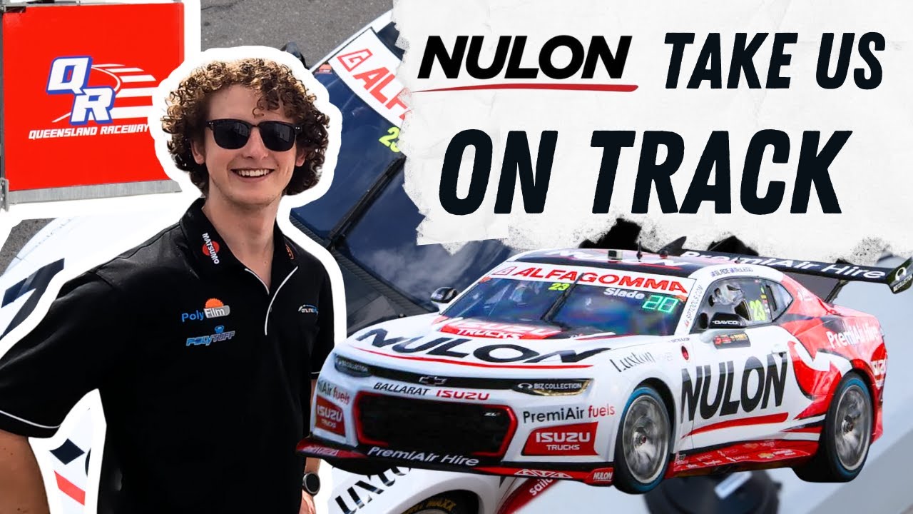 Nulon Take Us To Queensland Raceway in V8 Supercars!