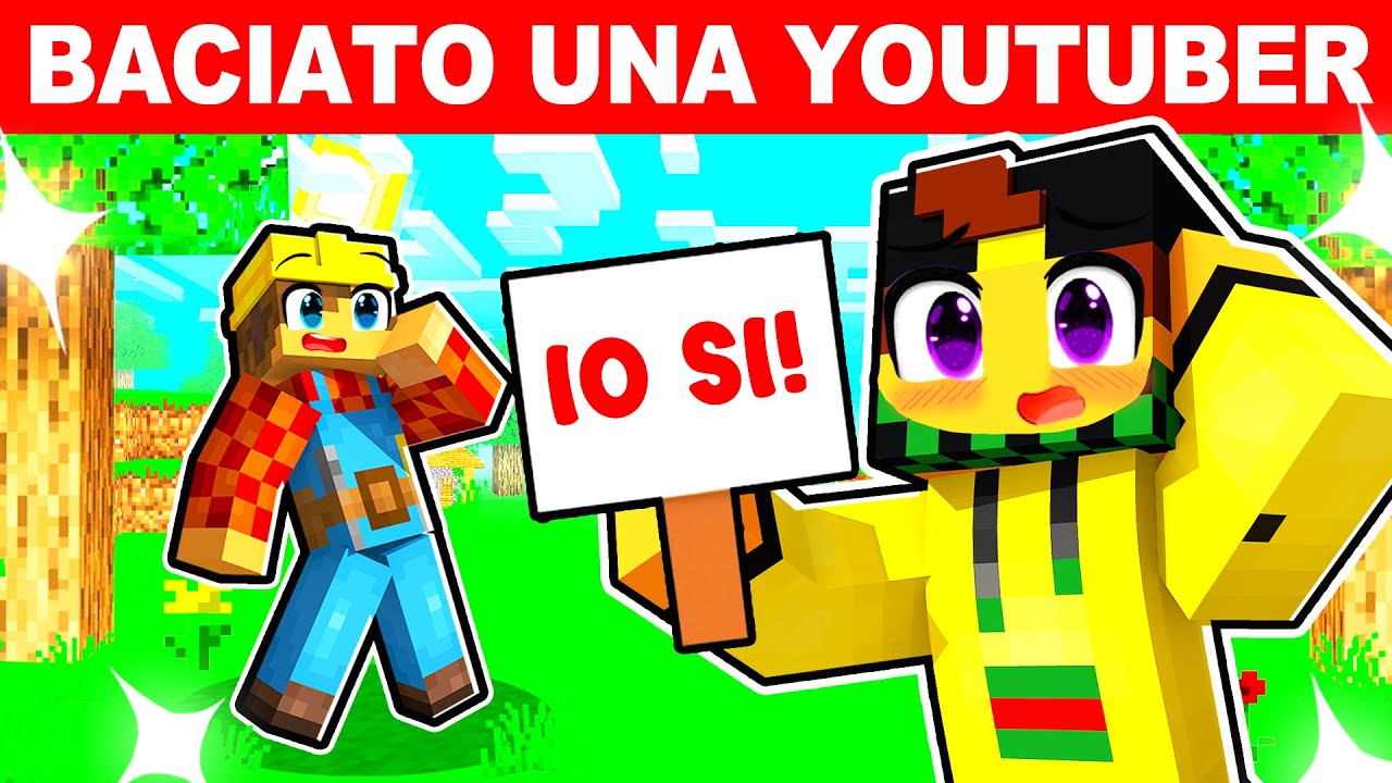 MARCY HA BACIATO UNA YOUTUBER - NON HO MAI su MINECRAFT