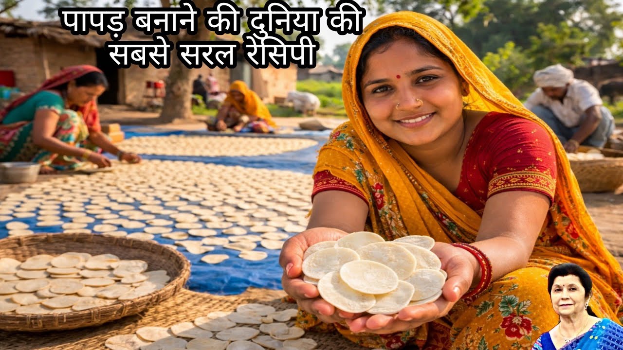 बिना पकाये बिना फटे बिना धूप बिना बेले पापड़ बनाने का जादुई तरीका/How To Make Sabudana Aalu Ka papad