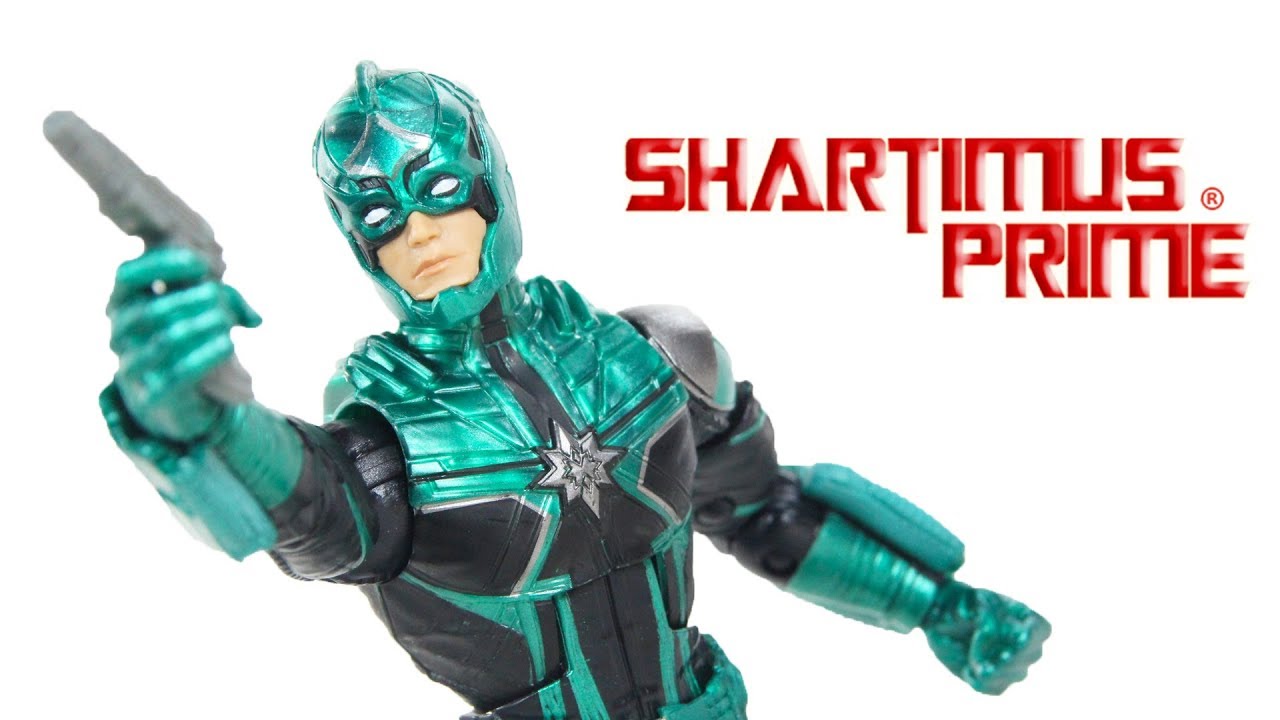 Marvel Legends Yon-Rogg Captain Marvel Movie Kree Sentry BAF Wave Action Figure Review