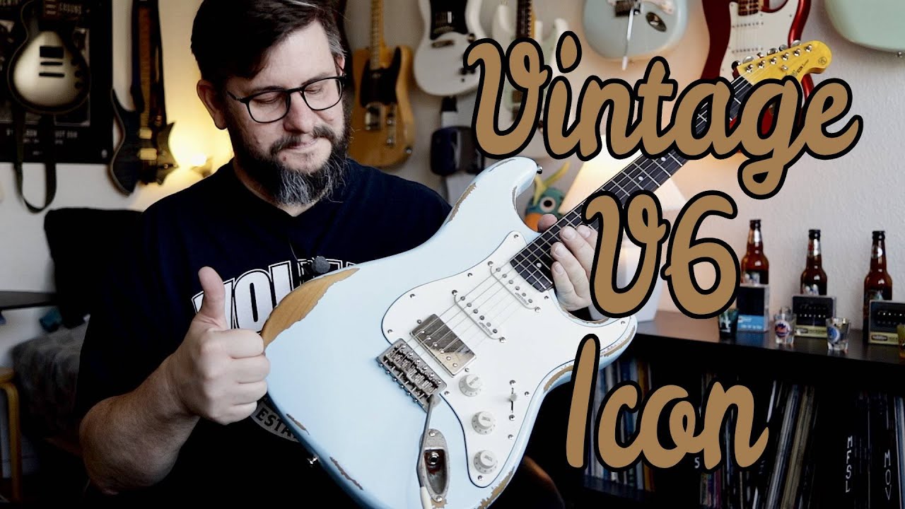 NGD: Vintage V6 Icon HSS, Aged Gloss Relic Laguna Blue (Used) - Unboxing & First Impressions.