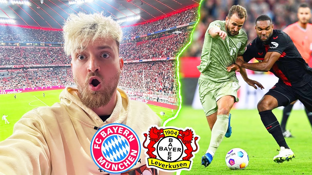 FC Bayern vs. Bayer 04 Leverkusen - Stadionvlog 🔥😨 | TRAUM Freistoßtor + Schluss Drama | ViscaBarca