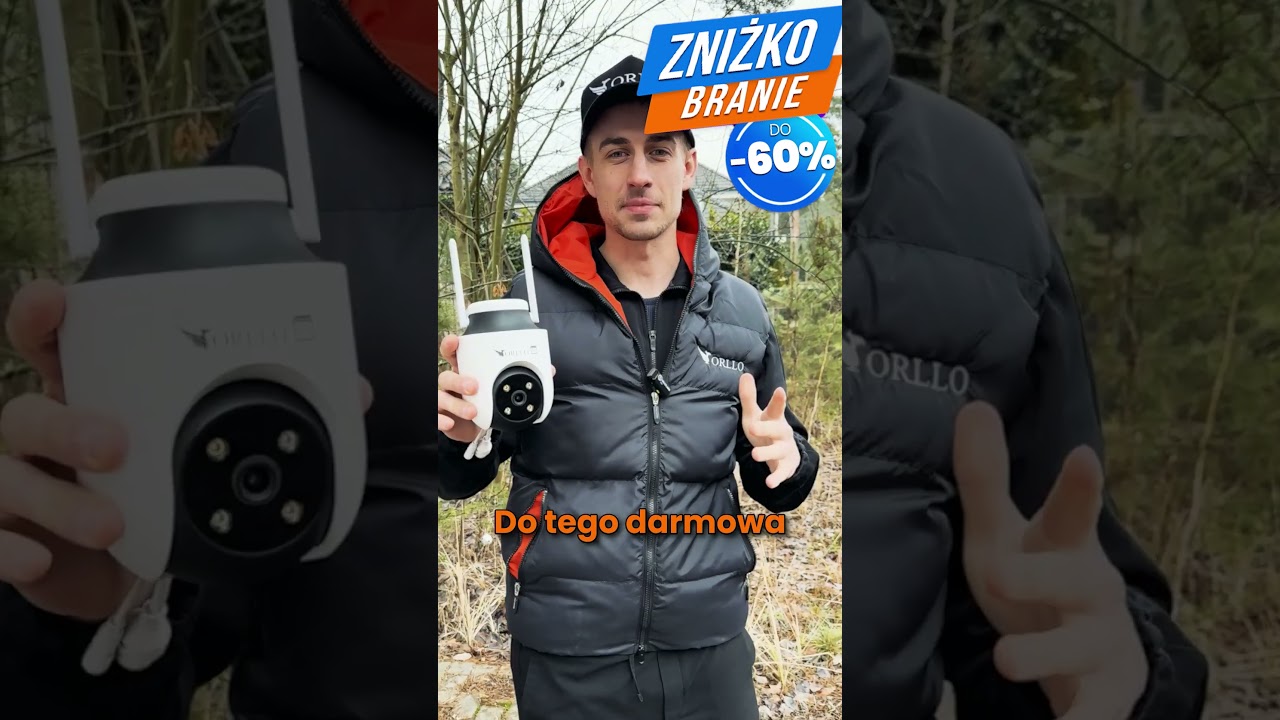 Kamera 4K monitoring na WiFi czyli ORLLO TZ6 teraz w PROMOCJI na ORLLO.PL