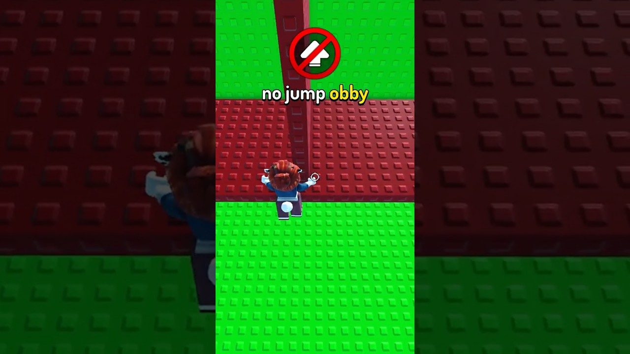 🚫 NO JUMP Roblox speedrun!