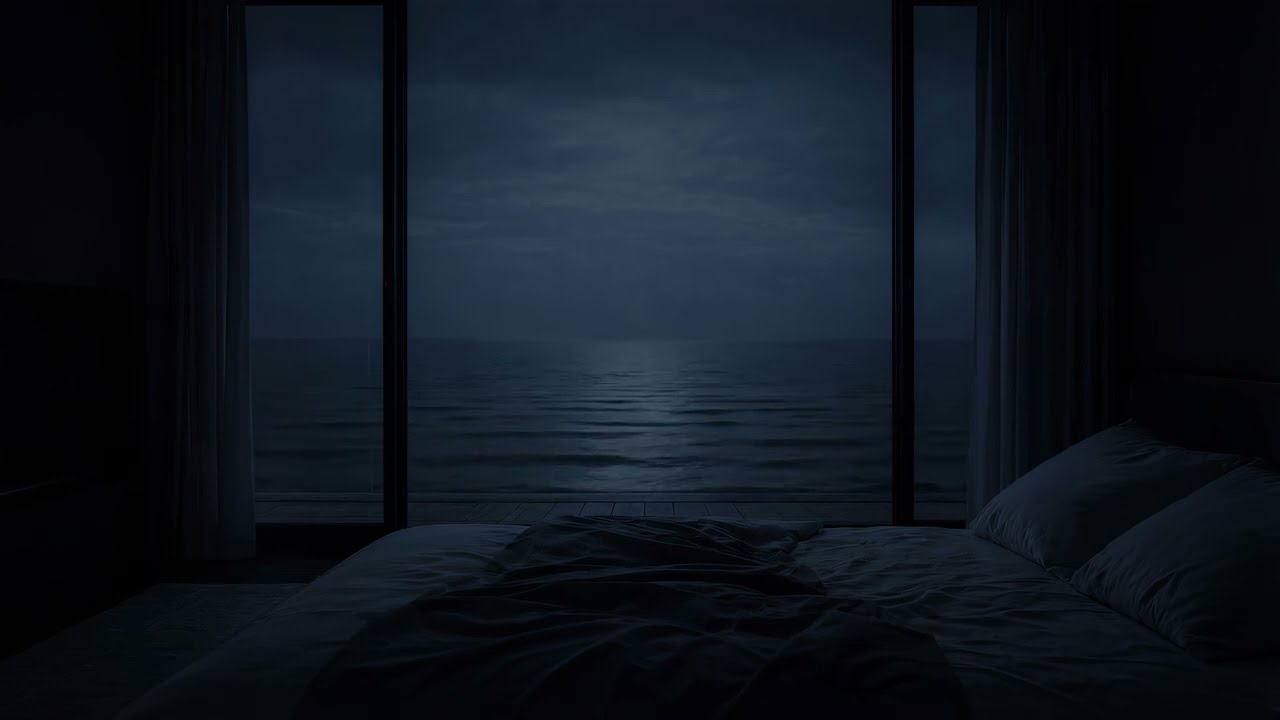 🌊 Ocean Bedroom — 8 Hours Deep Sleep Ambience (No Music)
